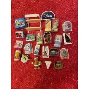 Zuru Mini Brands Mixed Series Disney Toys Lot 22 Pieces Gold Phone